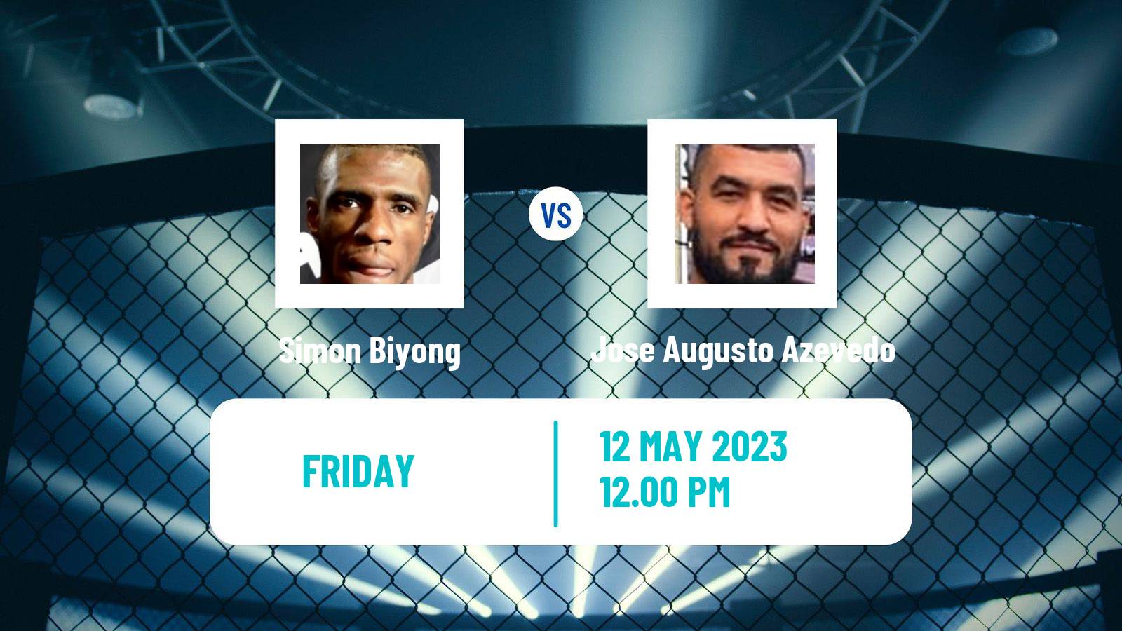 MMA MMA Simon Biyong - Jose Augusto Azevedo