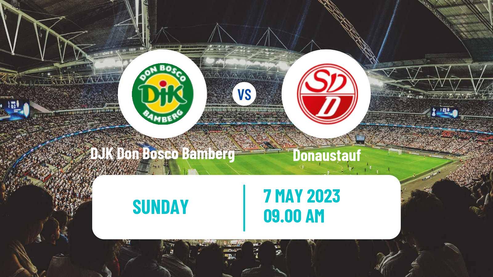 Soccer German Oberliga Bayern Nord DJK Don Bosco Bamberg - Donaustauf