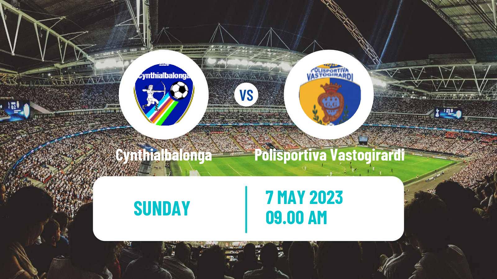 Soccer Italian Serie D - Group F Cynthialbalonga - Polisportiva Vastogirardi