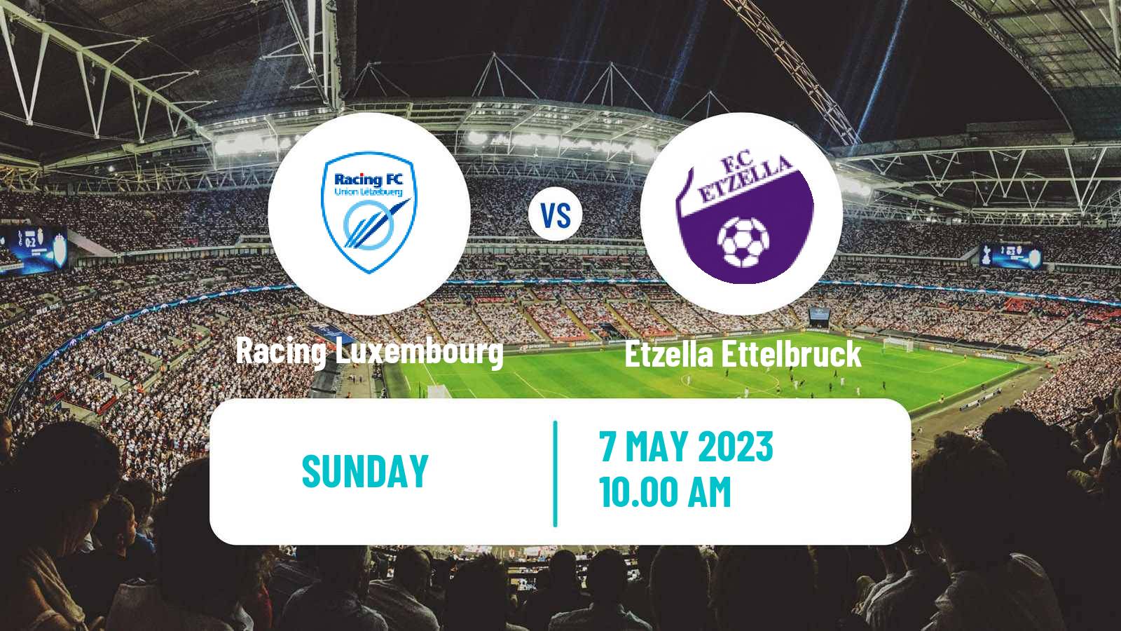 Soccer Luxembourg National Division Racing Luxembourg - Etzella Ettelbruck