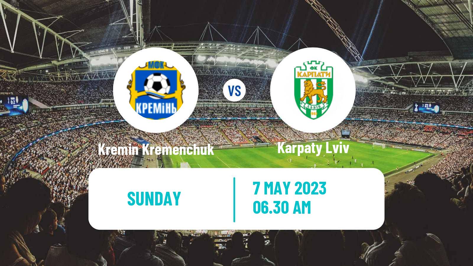 Soccer Ukrainian Persha Liga Kremin Kremenchuk - Karpaty Lviv