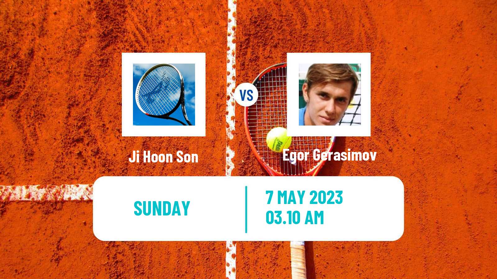 Tennis ATP Challenger Ji Hoon Son - Egor Gerasimov