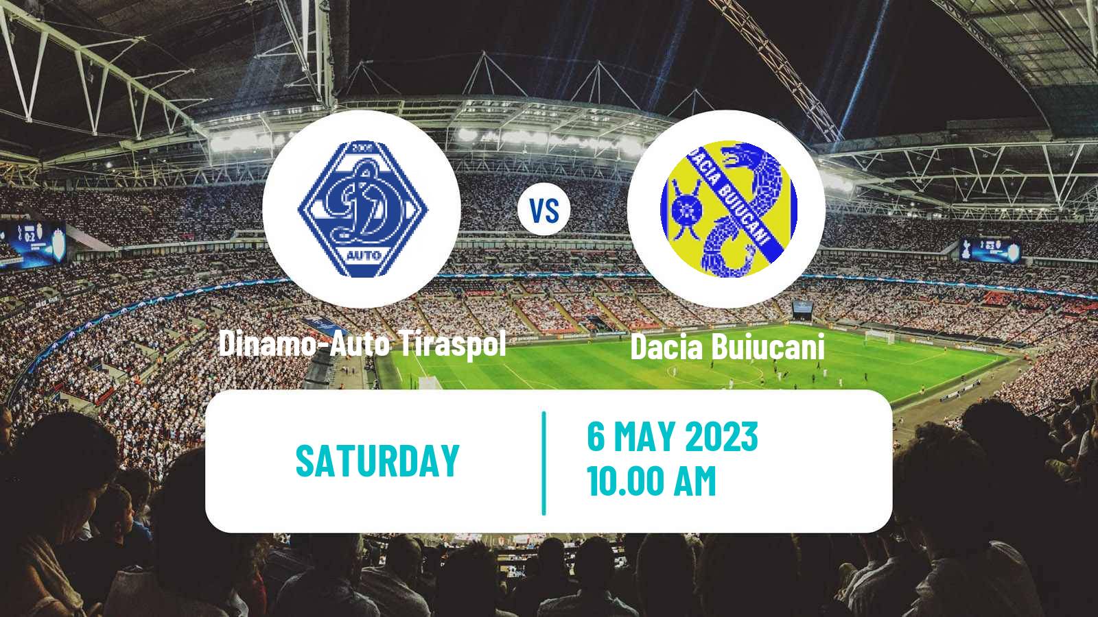 Soccer Moldovan Super Liga Dinamo-Auto Tiraspol - Dacia Buiucani