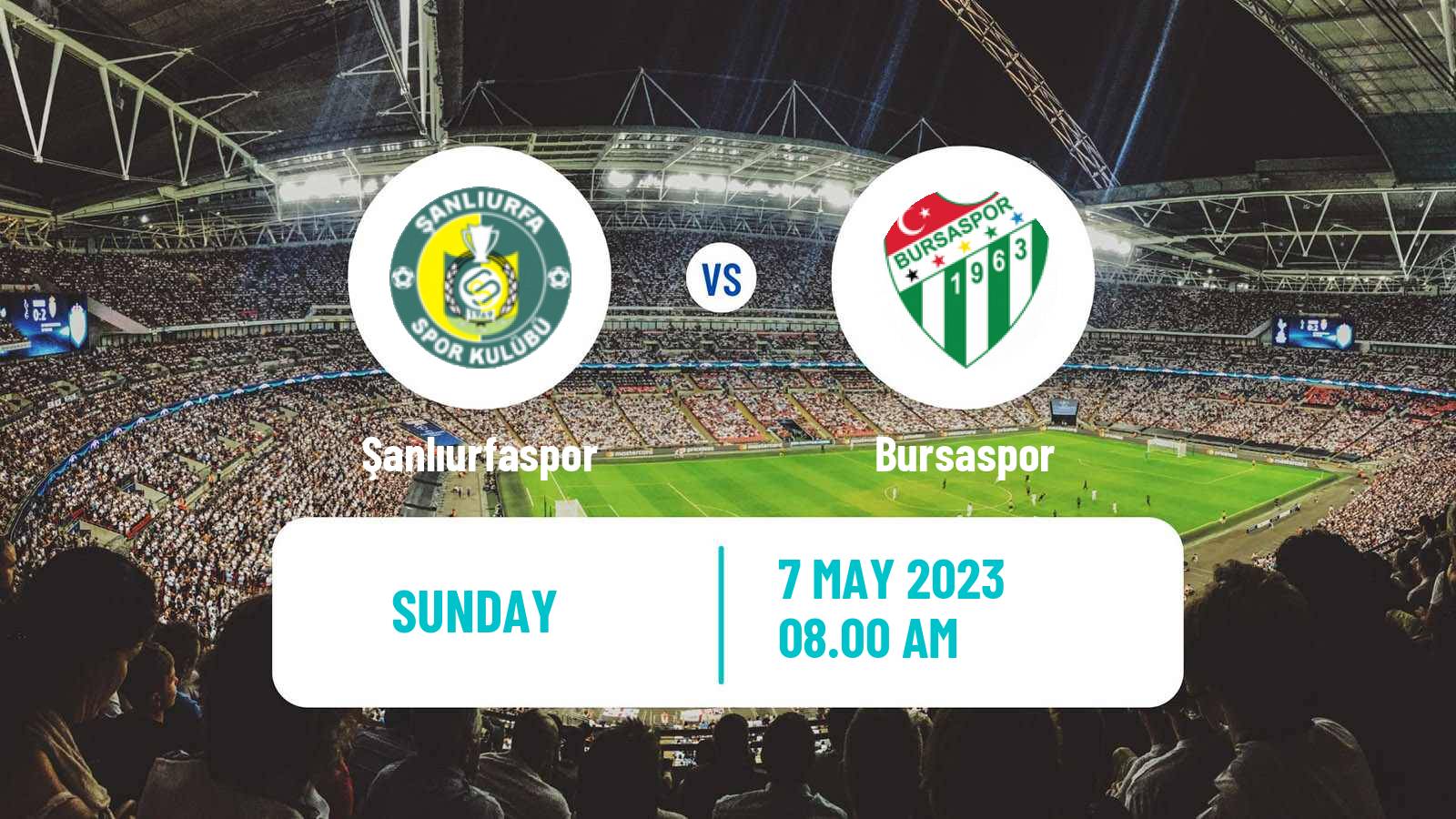 Soccer Turkish Second League White Group Şanlıurfaspor - Bursaspor