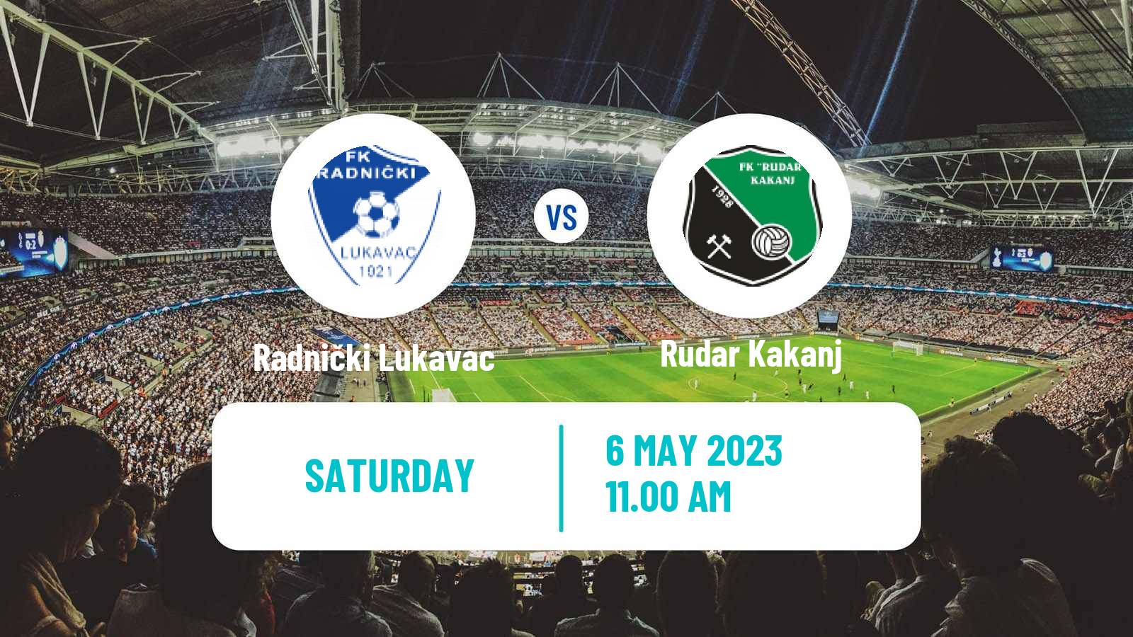Soccer Bosnian Prva Liga FBiH Radnički Lukavac - Rudar Kakanj