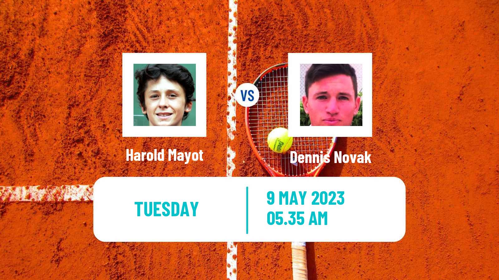 Tennis ATP Challenger Harold Mayot - Dennis Novak