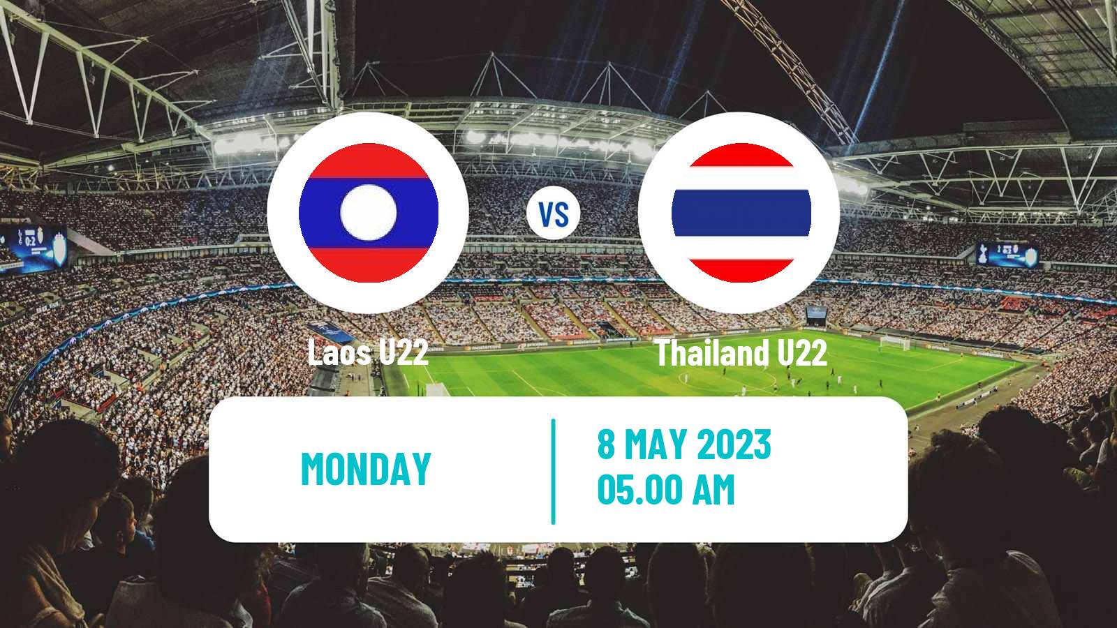 Soccer Southeast Asian Games Laos U22 - Thailand U22