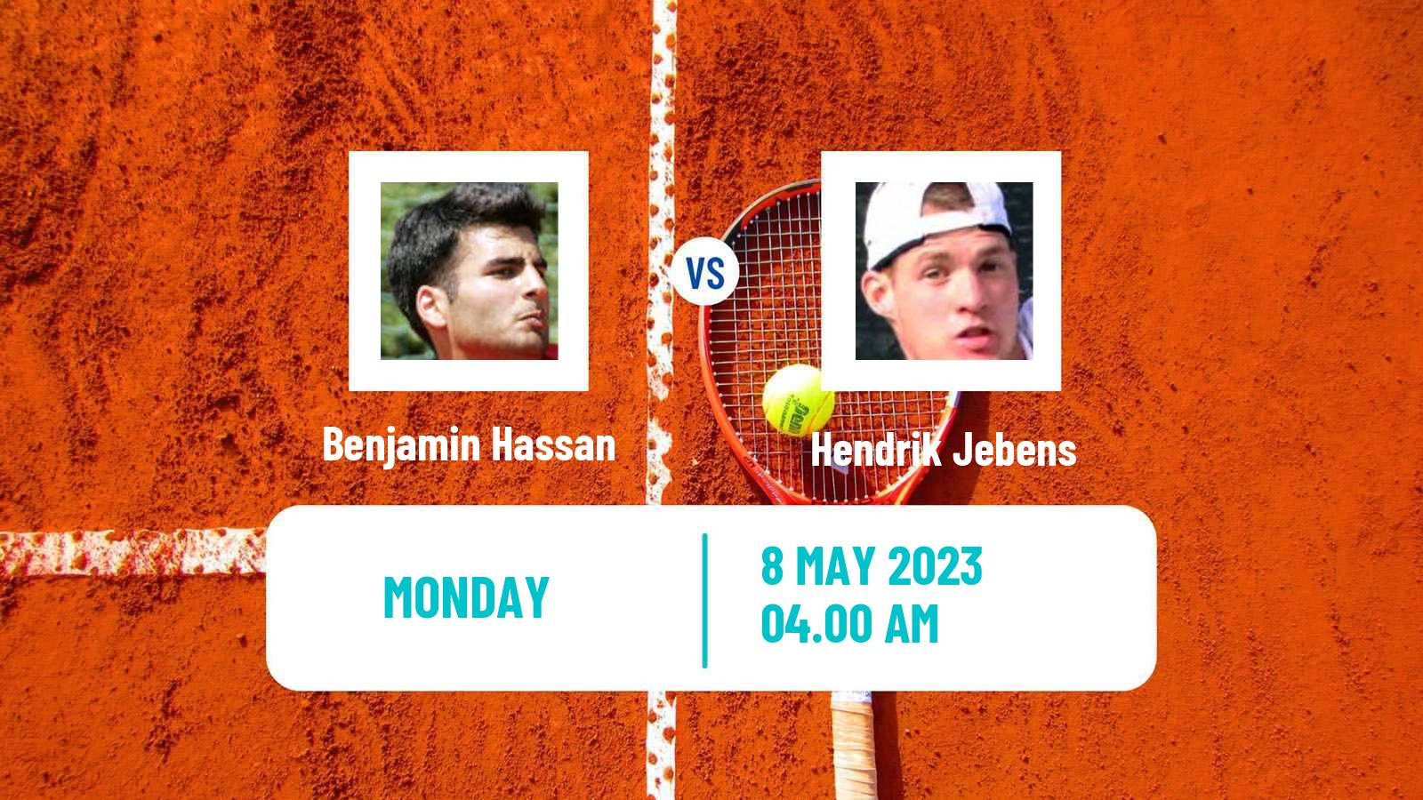 Tennis ATP Challenger Benjamin Hassan - Hendrik Jebens