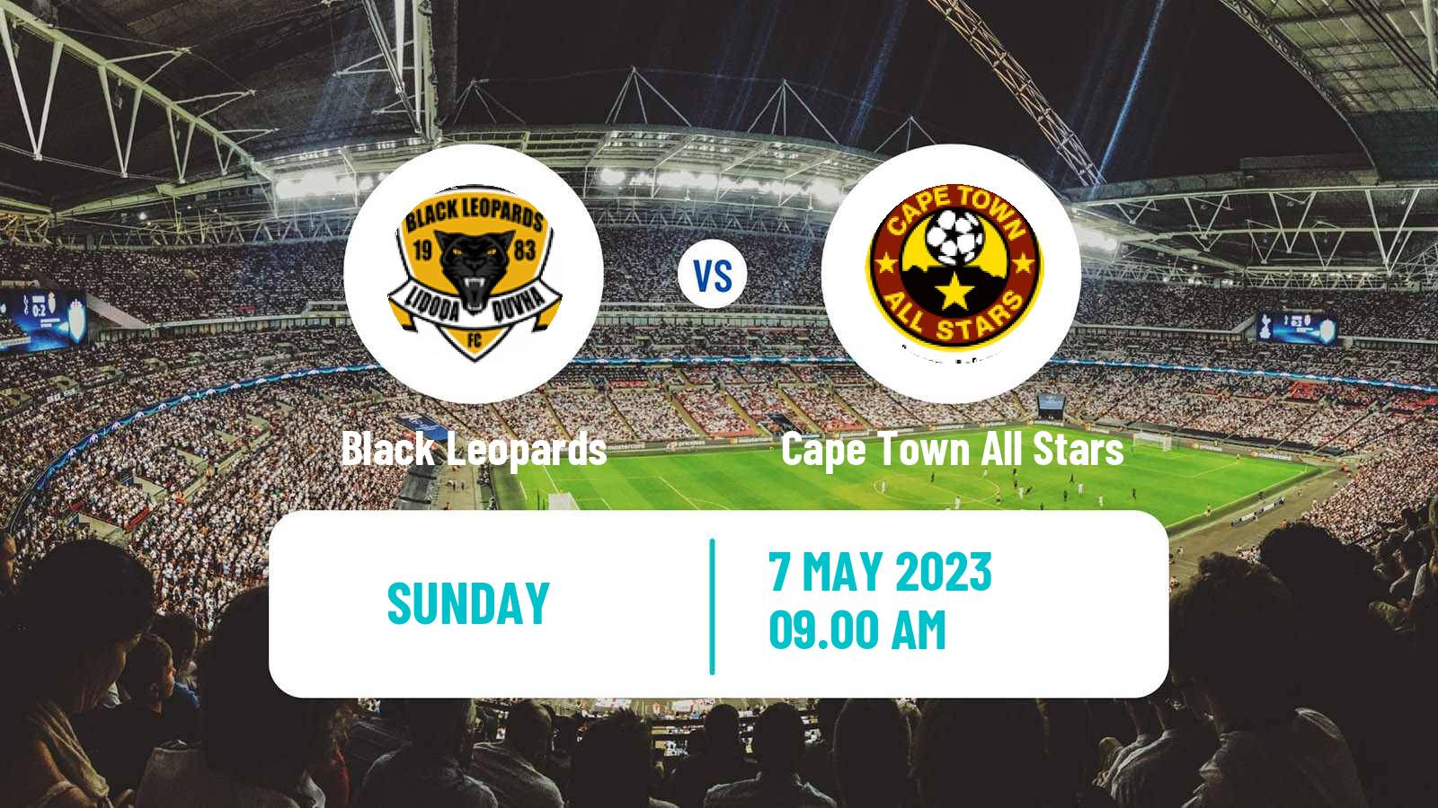 Soccer South African First Division Black Leopards - Cape Town All Stars