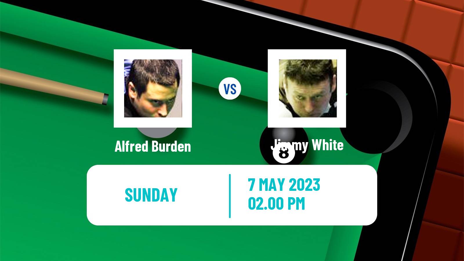 Snooker Snooker Alfred Burden - Jimmy White