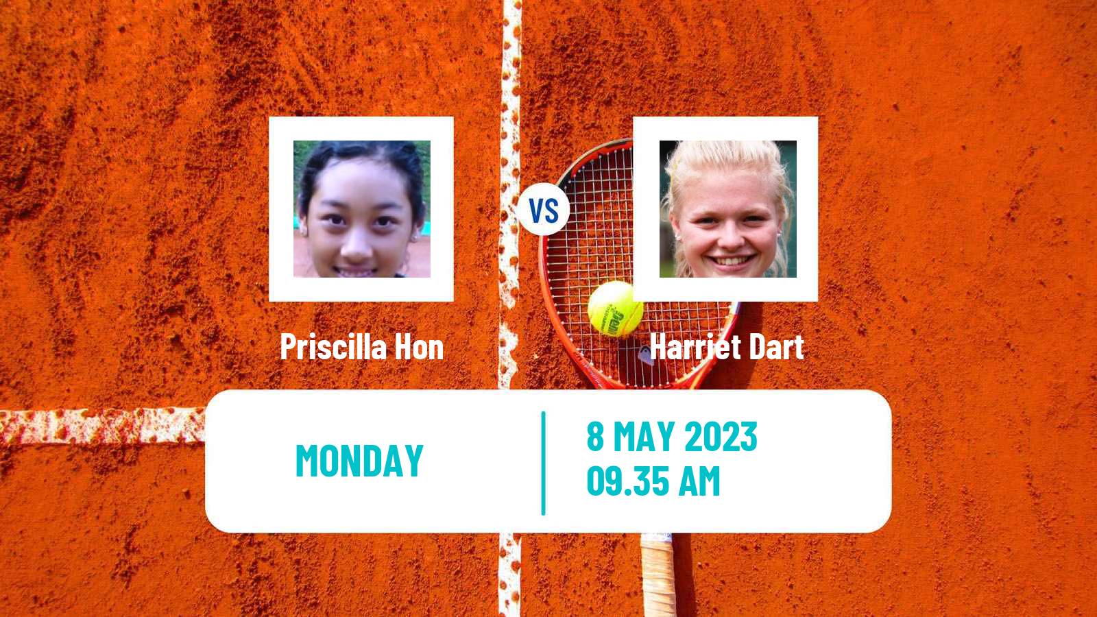 Tennis WTA Roma Priscilla Hon - Harriet Dart