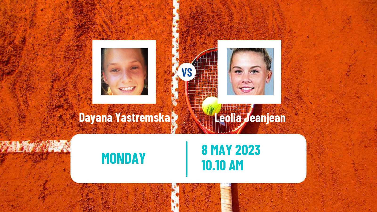 Tennis WTA Roma Dayana Yastremska - Leolia Jeanjean