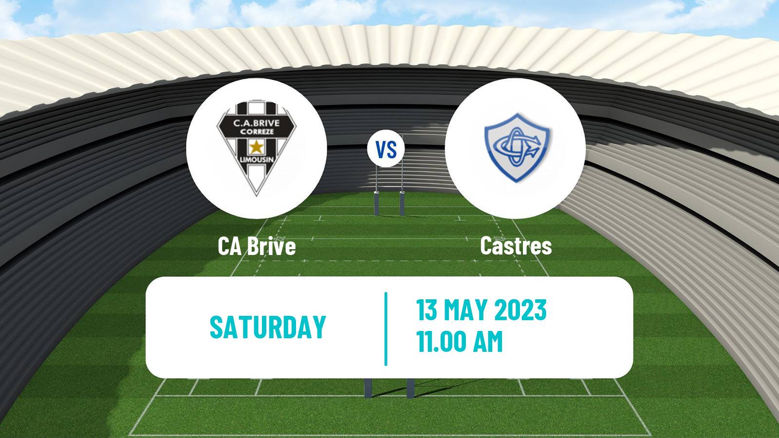 Rugby union French Top 14 Brive - Castres