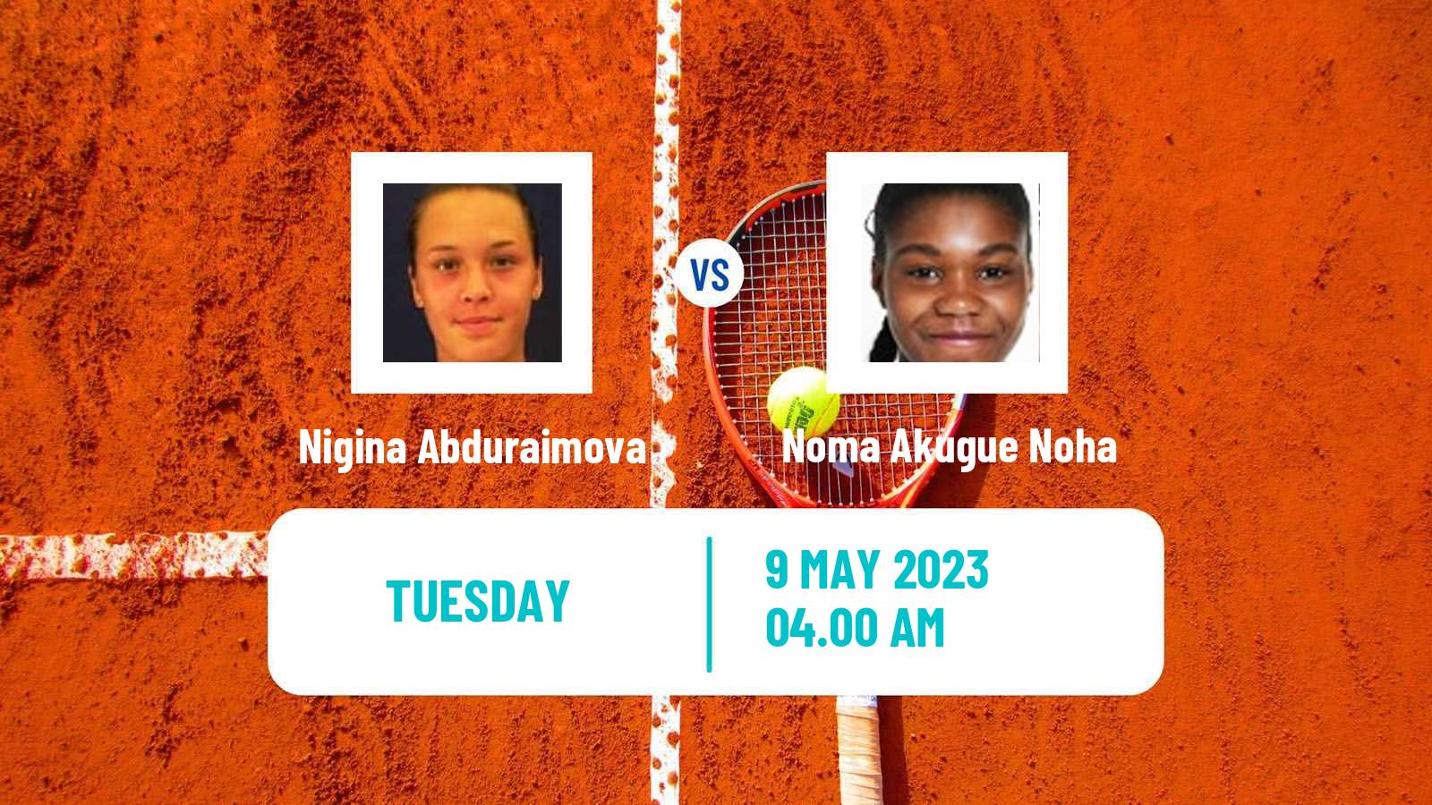Tennis ITF Tournaments Nigina Abduraimova - Noma Akugue Noha
