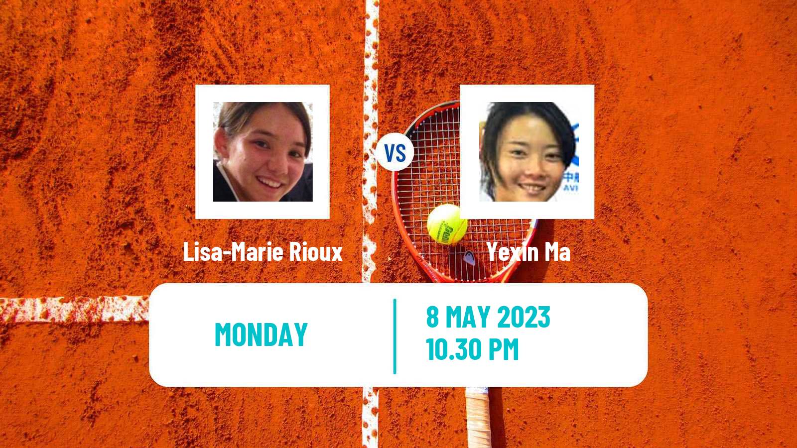 Tennis ITF Tournaments Lisa-Marie Rioux - Yexin Ma