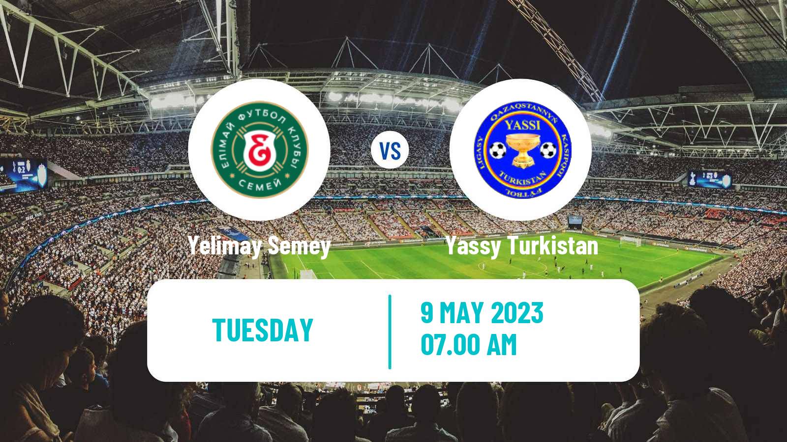 Soccer Kazakh First Division Yelimay Semey - Yassy Turkistan