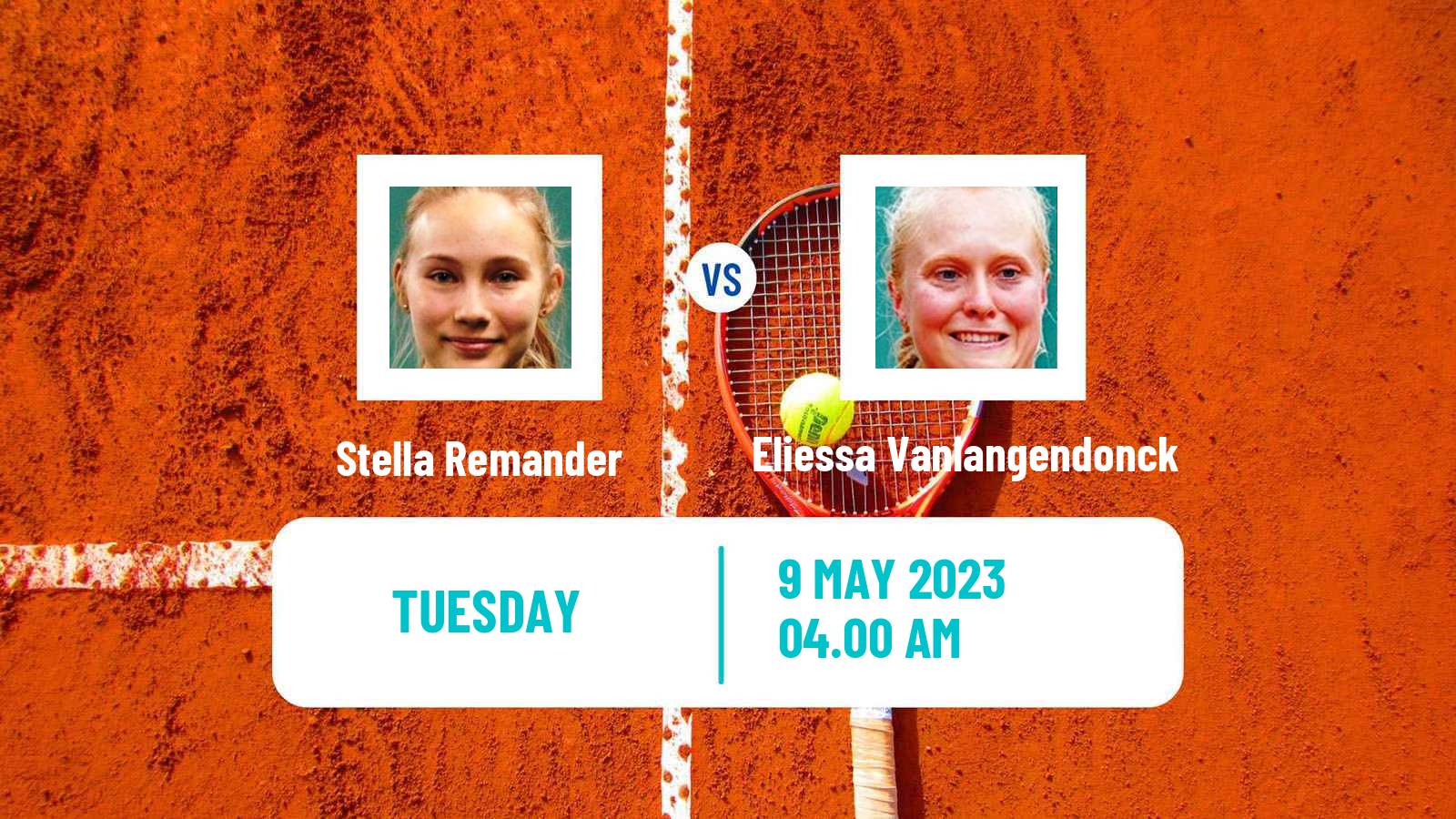 Tennis ITF Tournaments Stella Remander - Eliessa Vanlangendonck