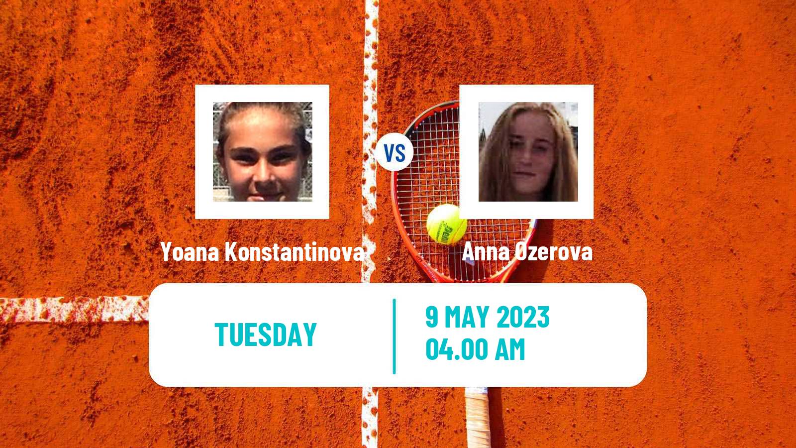 Tennis ITF Tournaments Yoana Konstantinova - Anna Ozerova