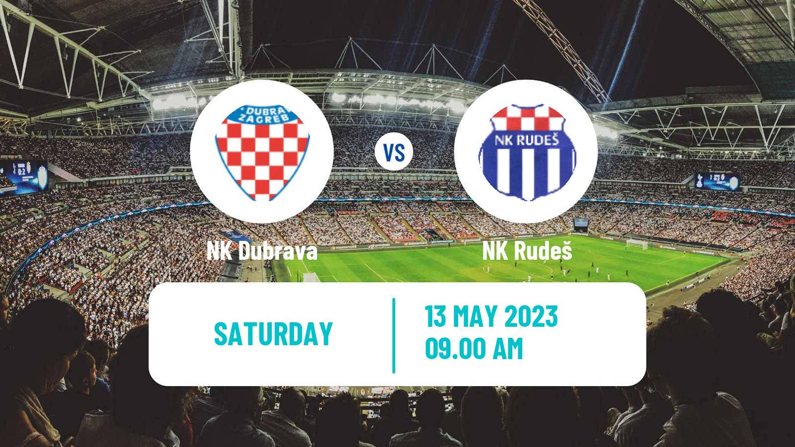 Soccer Croatian Prva NL Dubrava - Rudeš
