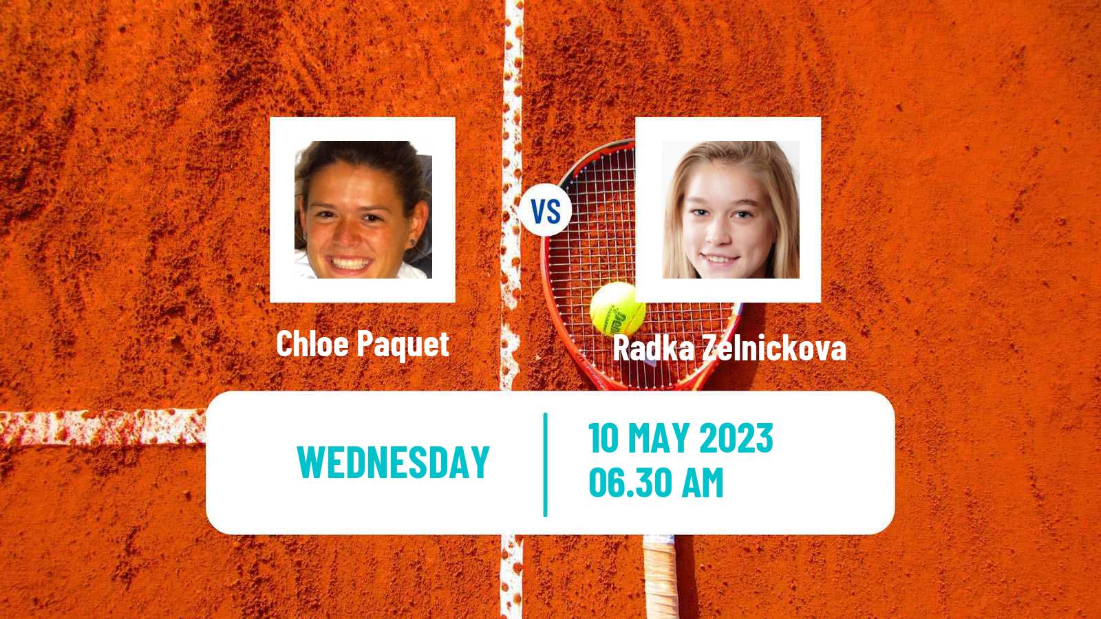 Tennis ITF Tournaments Chloe Paquet - Radka Zelnickova