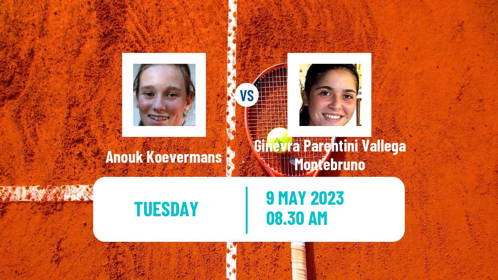 Tennis ITF Tournaments Anouk Koevermans - Ginevra Parentini Vallega Montebruno