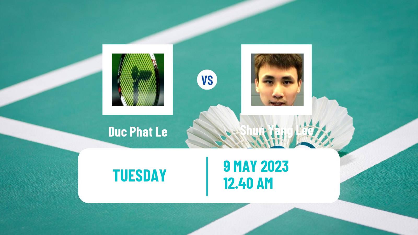 Badminton Badminton Duc Phat Le - Shun Yang Lee