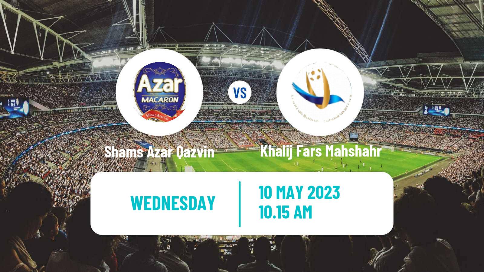 Soccer Iran Division 1 Shams Azar Qazvin - Khalij Fars Mahshahr
