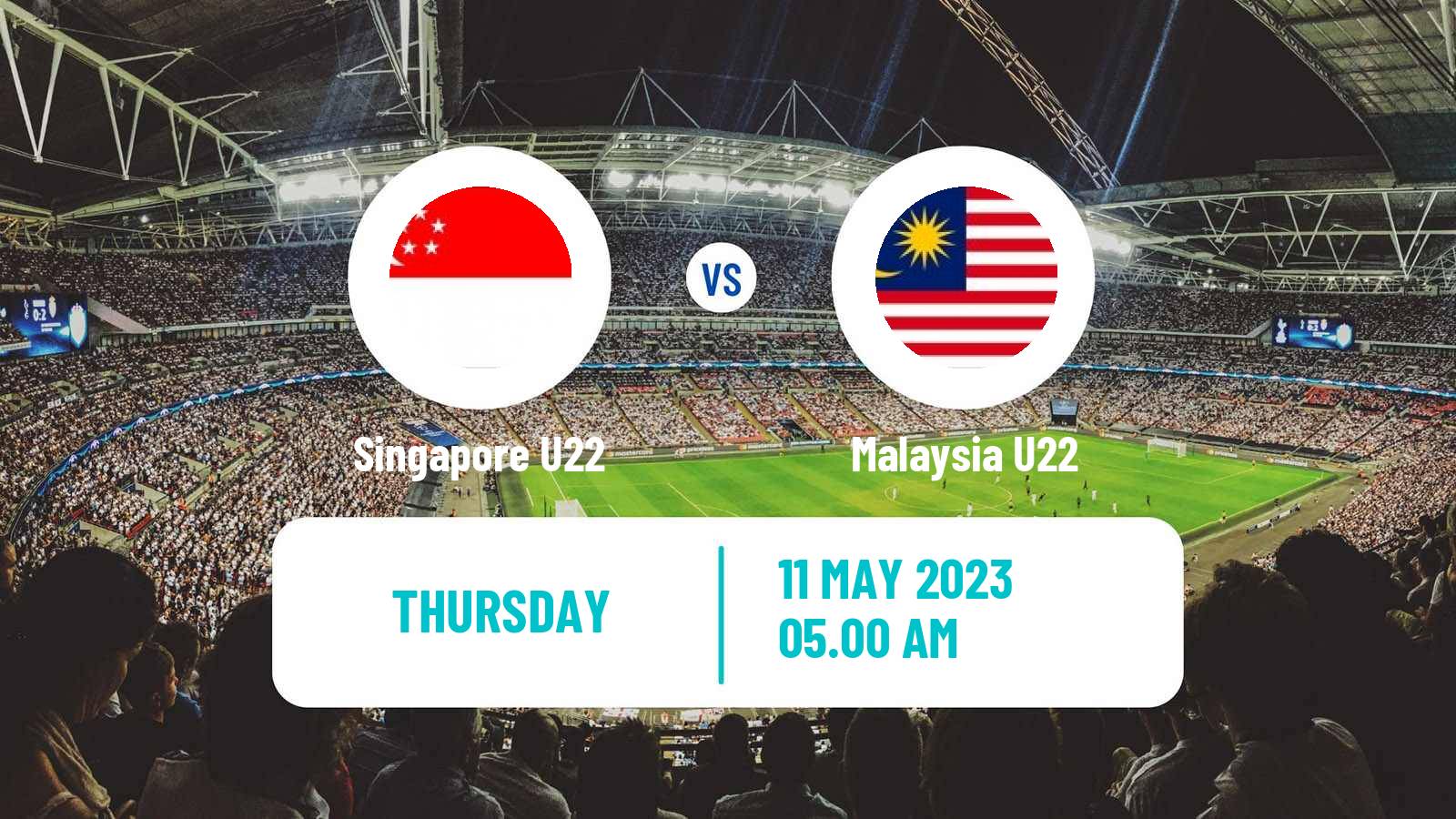 Soccer Southeast Asian Games Singapore U22 - Malaysia U22