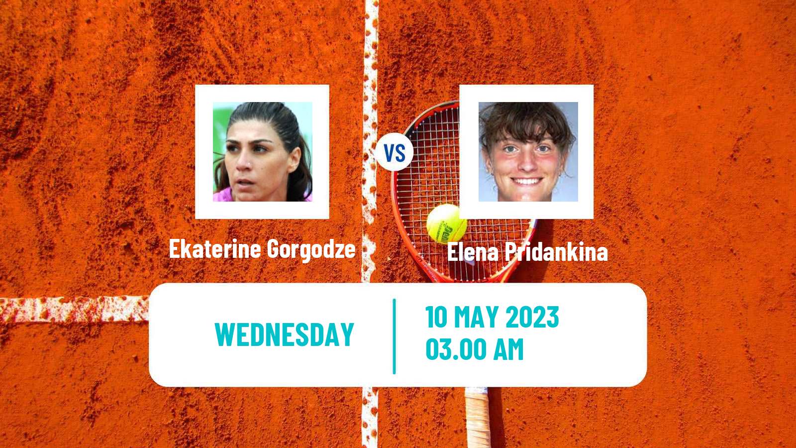 Tennis ITF Tournaments Ekaterine Gorgodze - Elena Pridankina