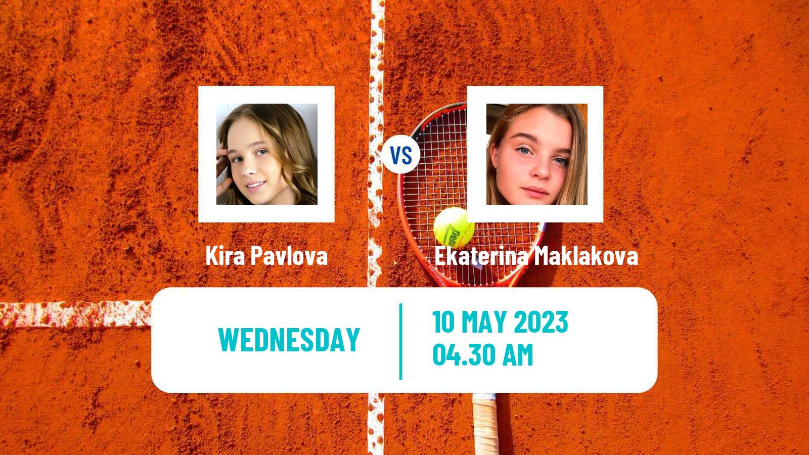 Tennis ITF Tournaments Kira Pavlova - Ekaterina Maklakova