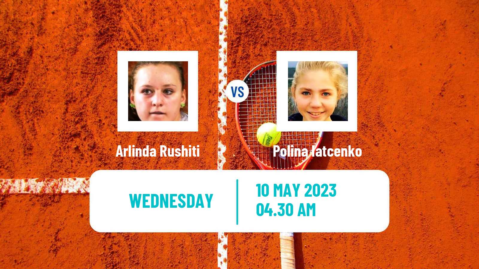 Tennis ITF Tournaments Arlinda Rushiti - Polina Iatcenko