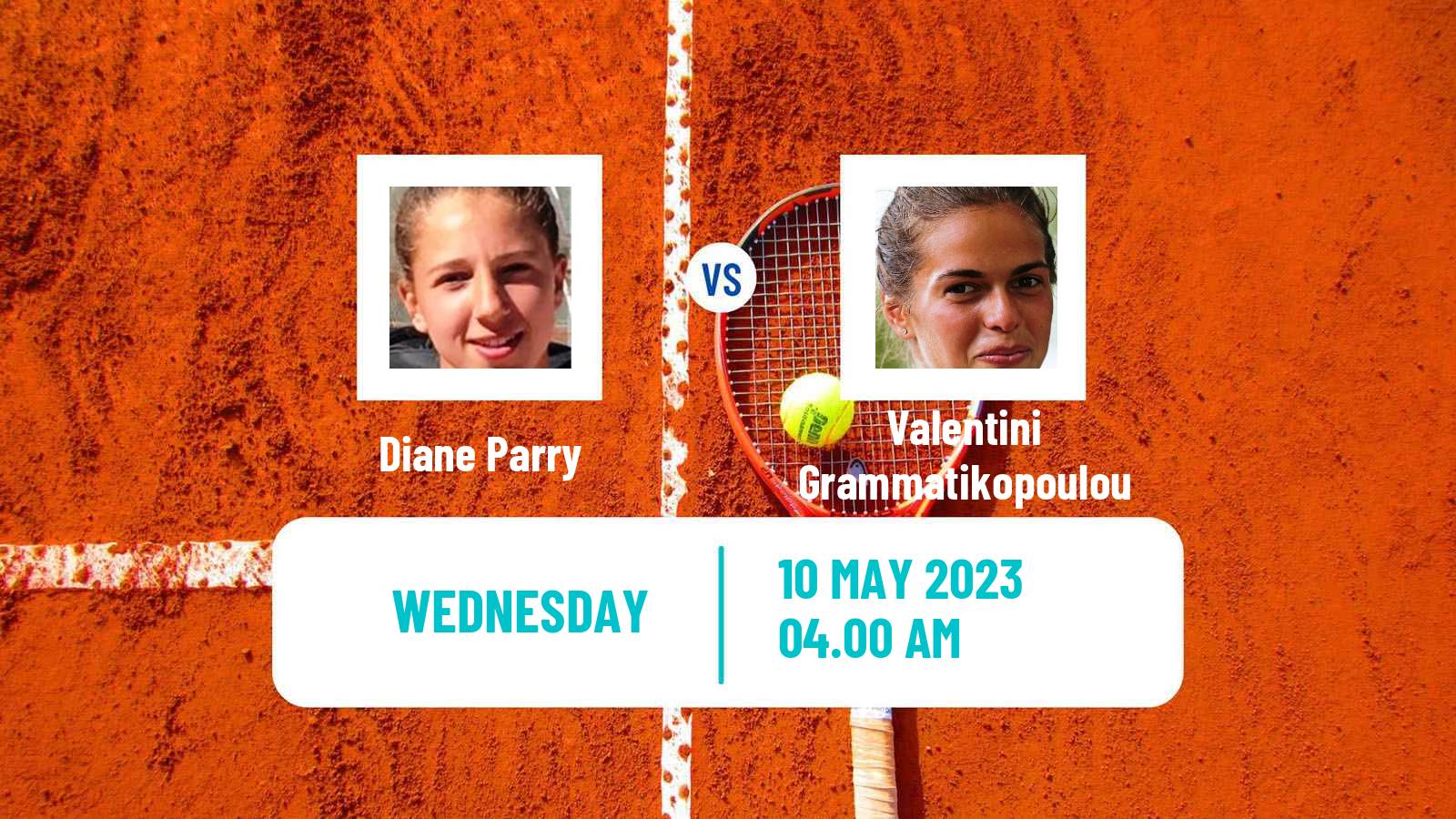 Tennis ITF Tournaments Diane Parry - Valentini Grammatikopoulou