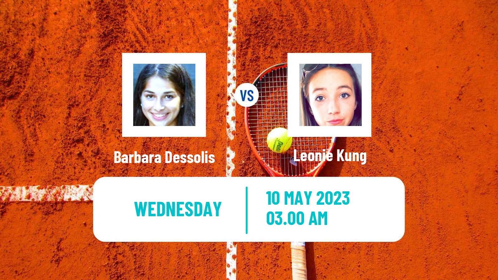 Tennis ITF Tournaments Barbara Dessolis - Leonie Kung