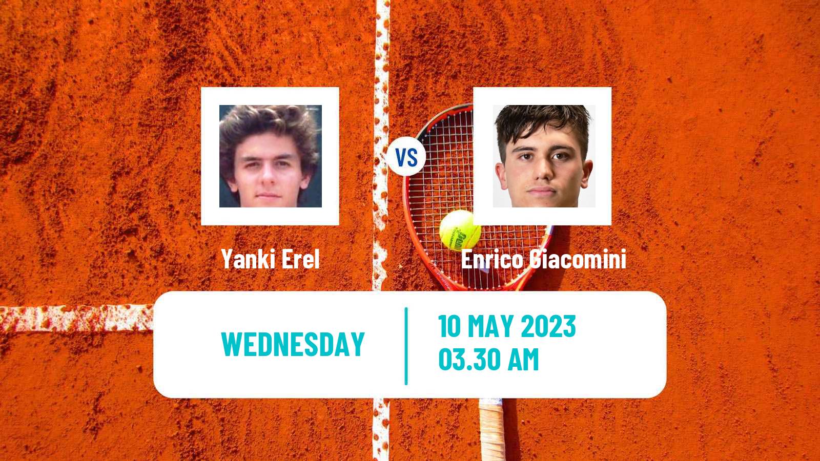 Tennis ITF Tournaments Yanki Erel - Enrico Giacomini