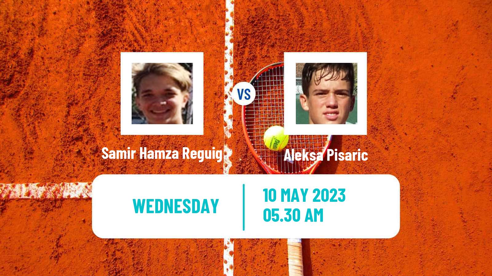Tennis ITF Tournaments Samir Hamza Reguig - Aleksa Pisaric