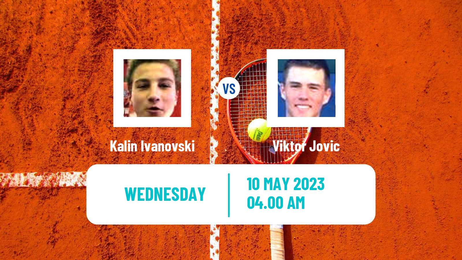 Tennis ITF Tournaments Kalin Ivanovski - Viktor Jovic