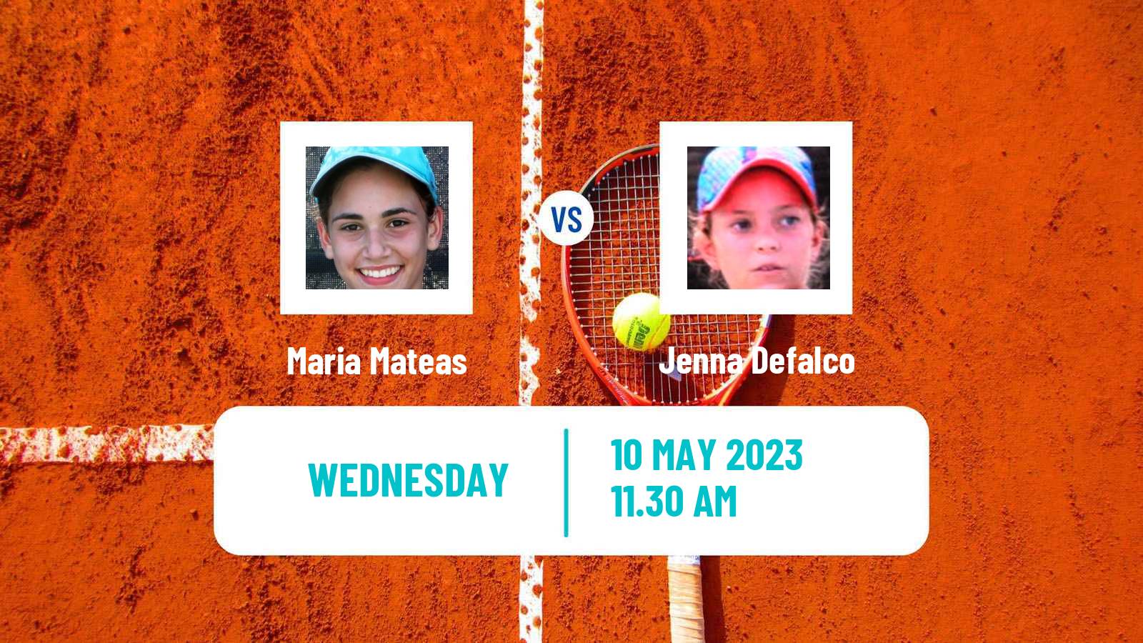 Tennis ITF Tournaments Maria Mateas - Jenna Defalco