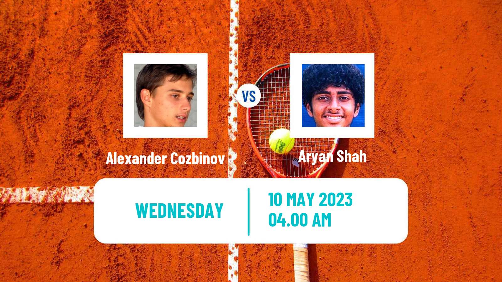 Tennis ITF Tournaments Alexander Cozbinov - Aryan Shah