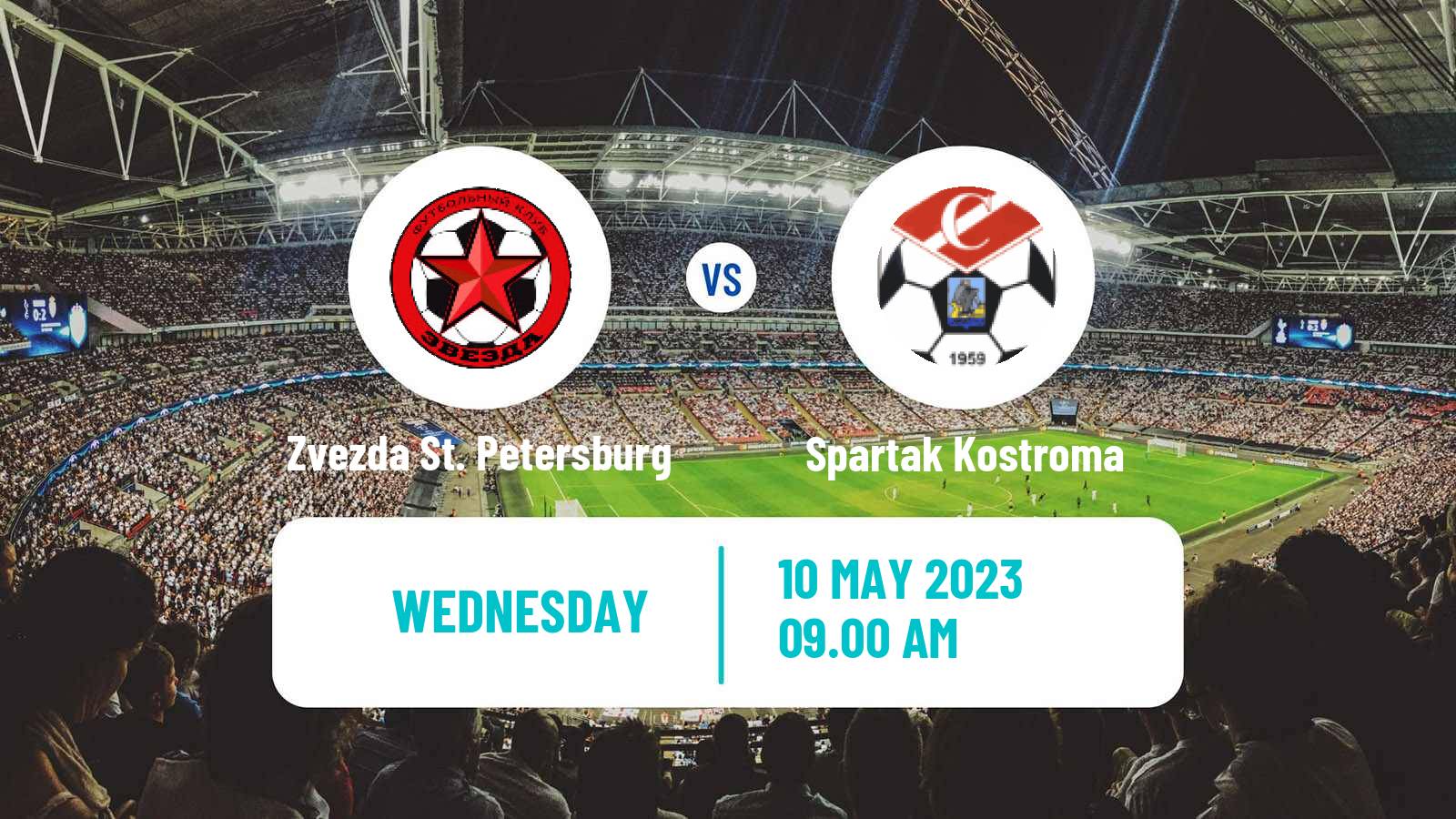 Soccer Russian FNL 2 Group 2 Zvezda St. Petersburg - Spartak Kostroma