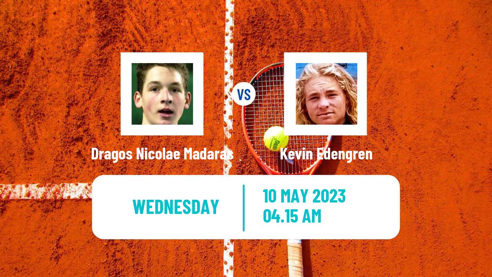 Tennis ITF Tournaments Dragos Nicolae Madaras - Kevin Edengren