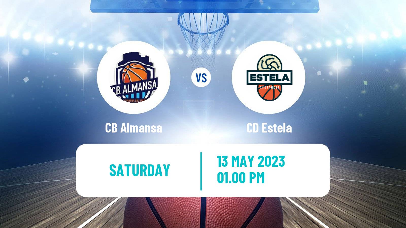 Basketball Spanish LEB Oro Almansa - Estela