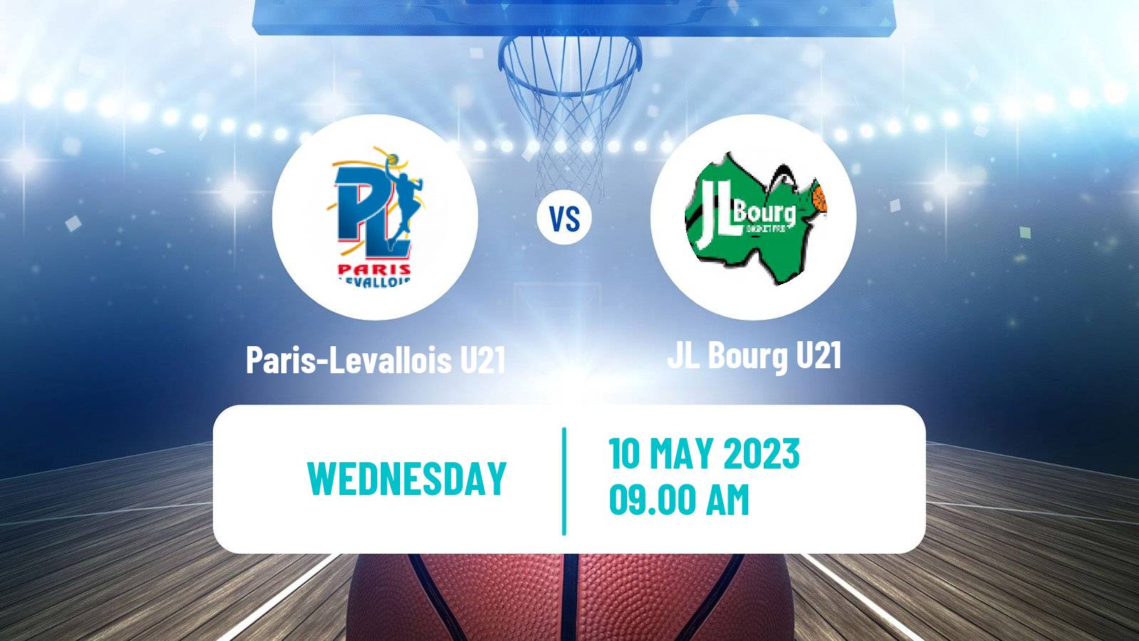 Basketball French Espoirs U21 Basketball Paris-Levallois U21 - JL Bourg U21