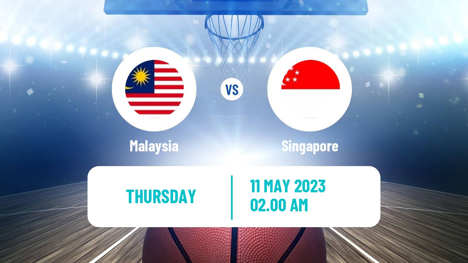 Basketball Southeast Asian Games Basketball Malaysia - Singapore