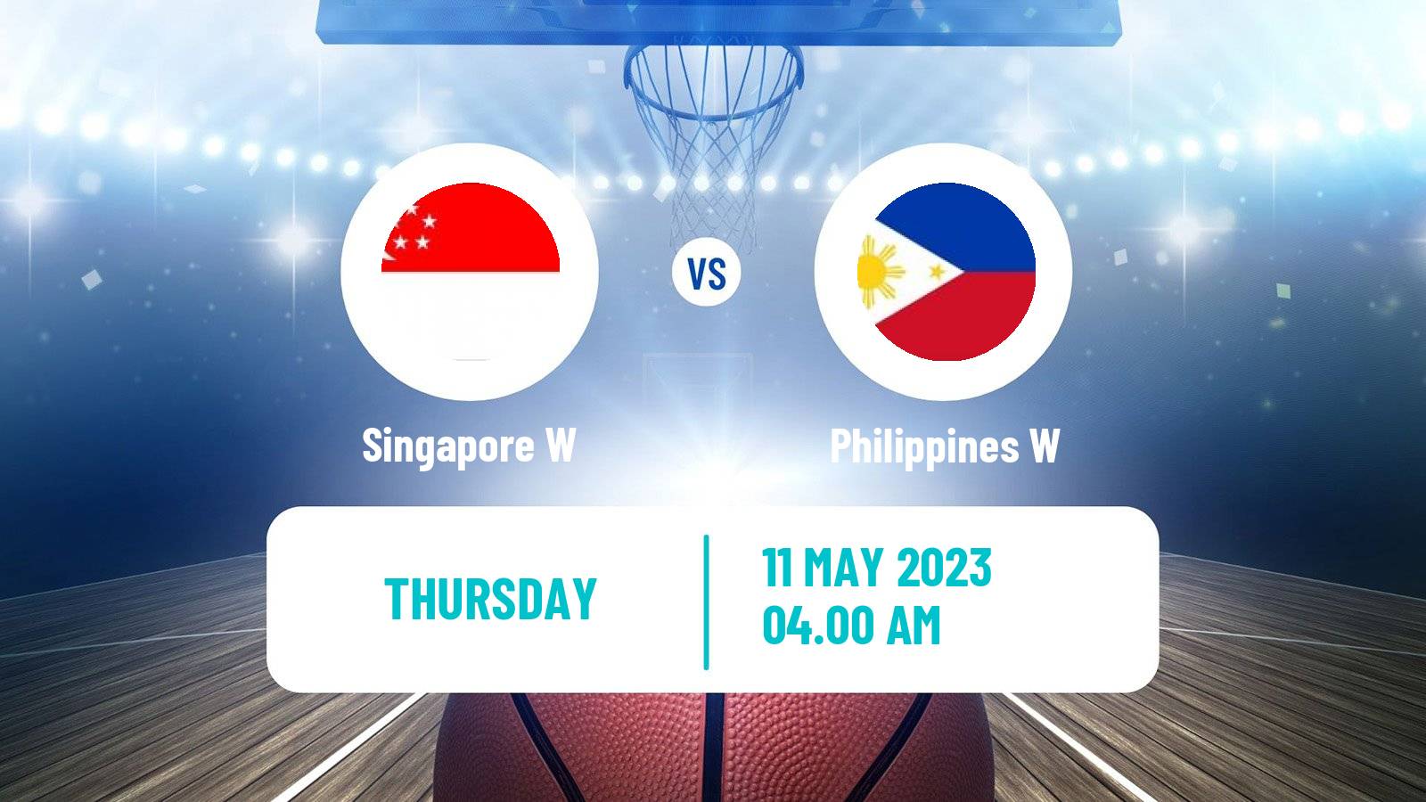Basketball Southeast Asian Games Basketball Women Singapore W - Philippines W