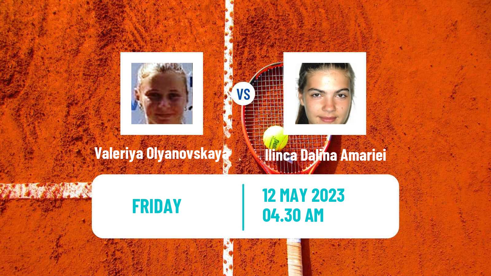 Tennis ITF Tournaments Valeriya Olyanovskaya - Ilinca Dalina Amariei
