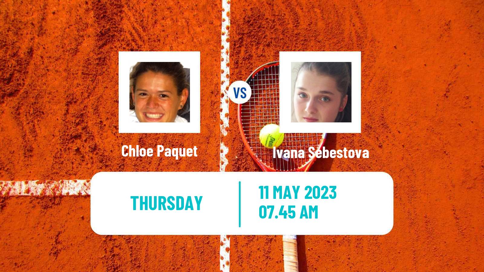 Tennis ITF Tournaments Chloe Paquet - Ivana Sebestova