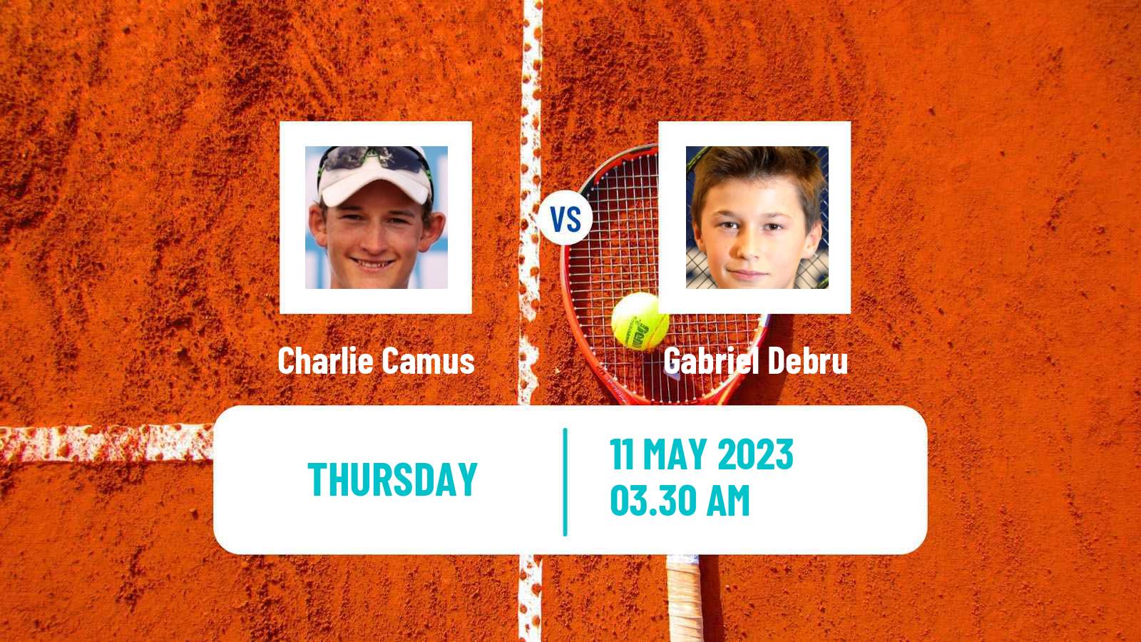 Tennis ITF Tournaments Charlie Camus - Gabriel Debru