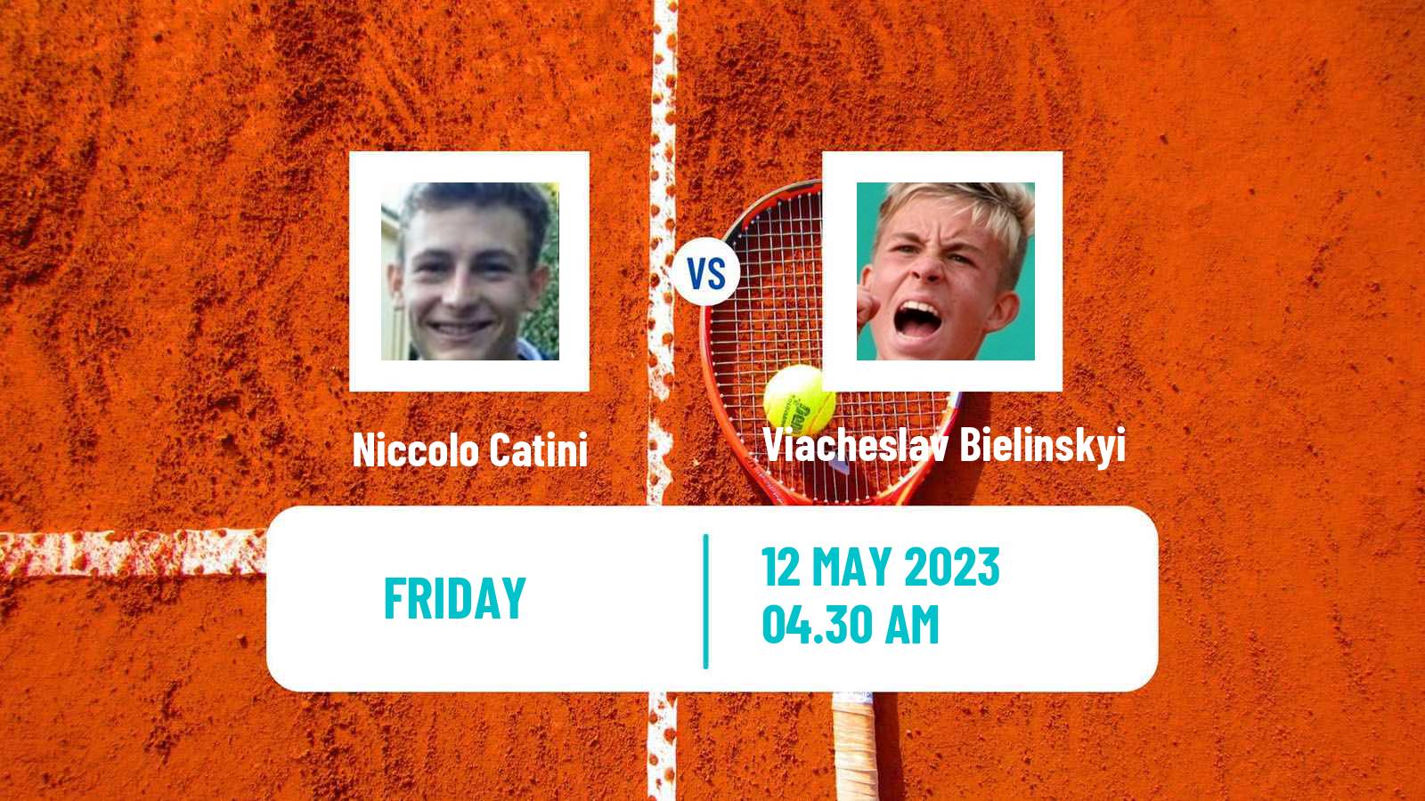Tennis ITF Tournaments Niccolo Catini - Viacheslav Bielinskyi