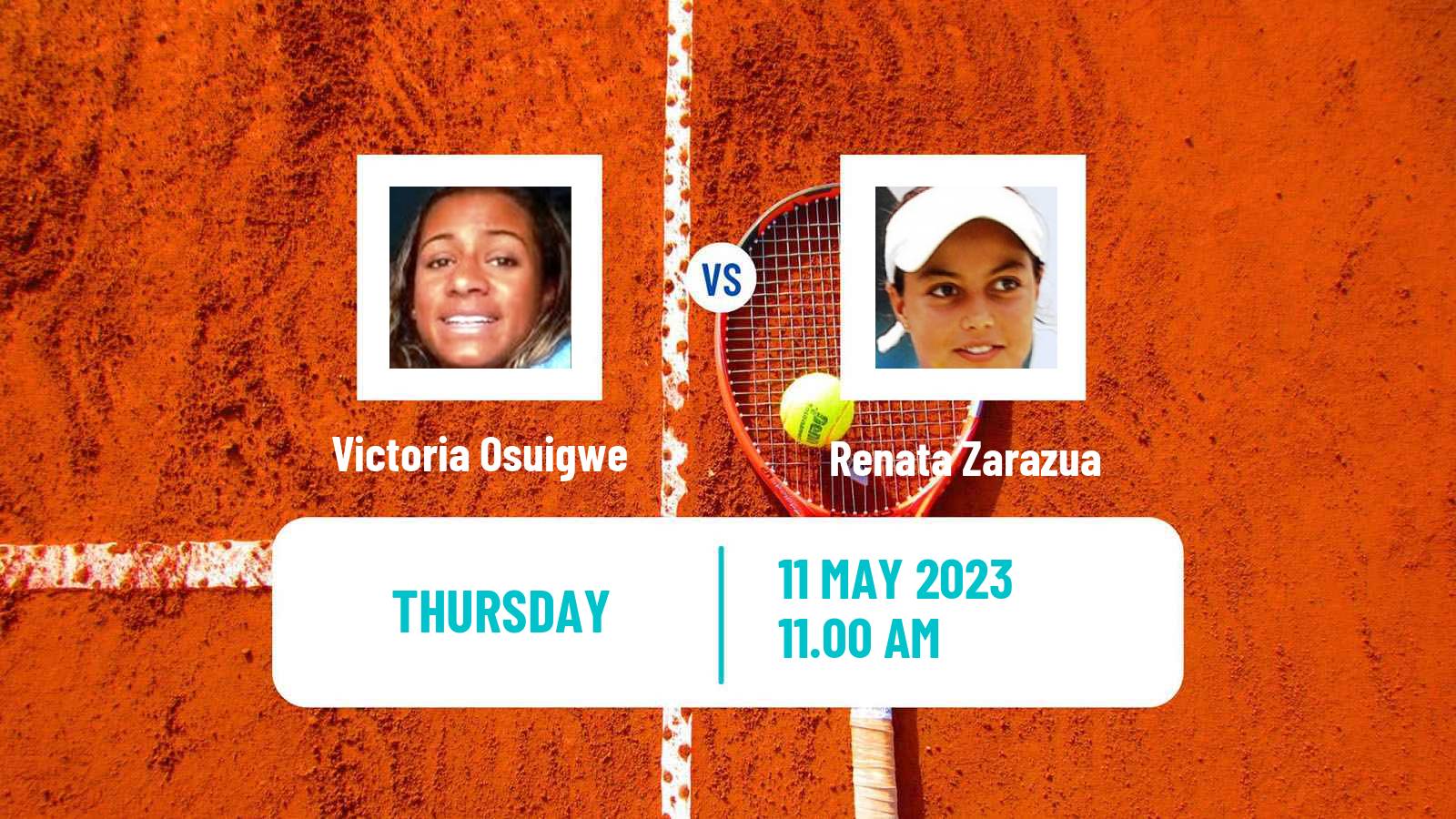 Tennis ITF Tournaments Victoria Osuigwe - Renata Zarazua