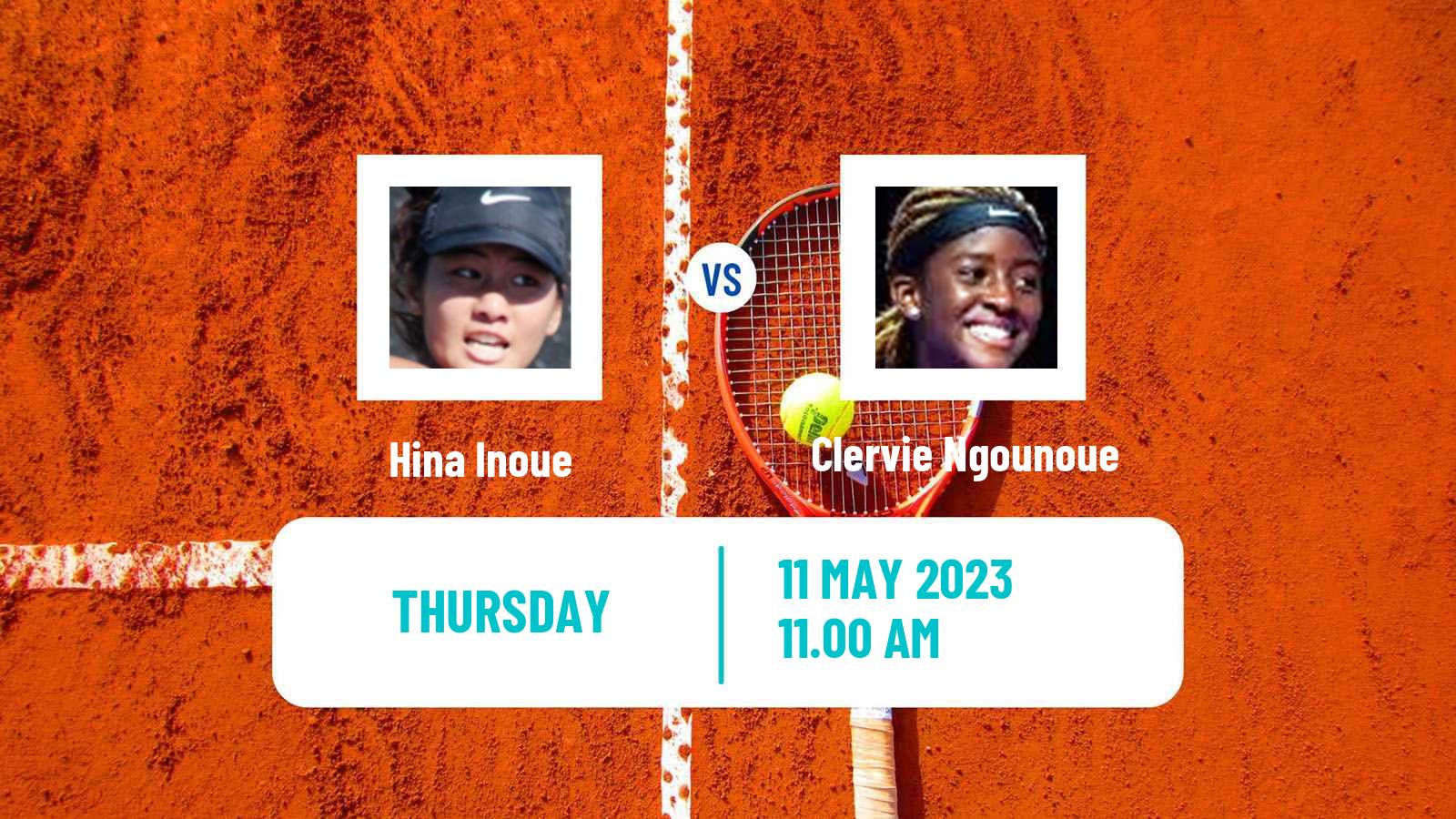 Tennis ITF Tournaments Hina Inoue - Clervie Ngounoue